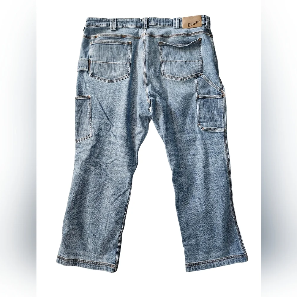 Duluth Mens 42x28 Ballroom Double Flex Carpenter Jeans - Picture 4 of 9
